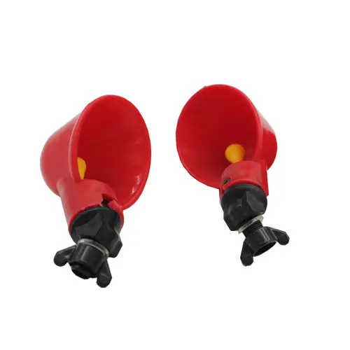 5/10Pcs Chicken Quail Hanging Water Cups Nipple Drinking Bowl Birds Water Bowl Drinker Cups for Backyard Automatic Poultry - Image 5