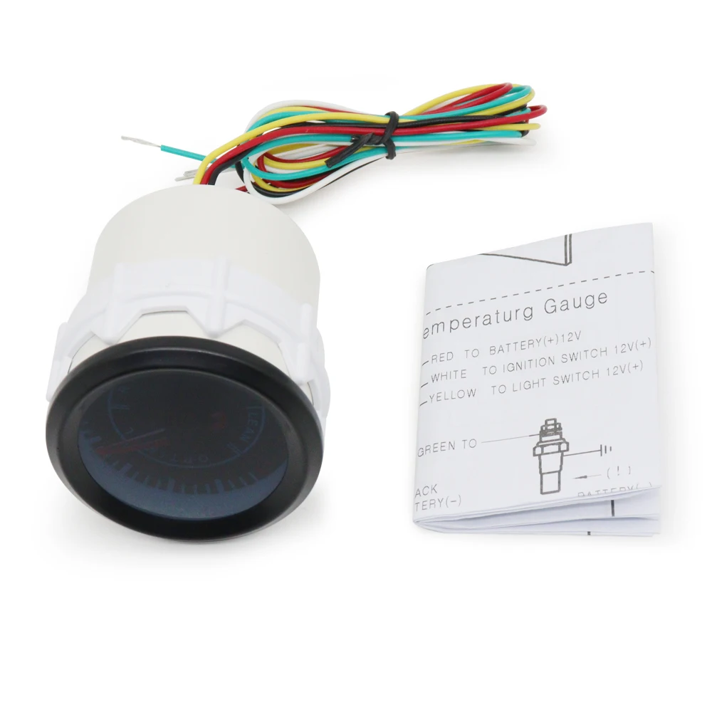 52 mm Boost/Vakuum/Wassertemperatur/Öltemperatur/Ölpresse/Spannung/Drehzahlmesser/Luft-Kraftstoff-Verhältnis/EGT-Messgerät, analoge blaue LED + 52 mm Messgeräte – Detail 28