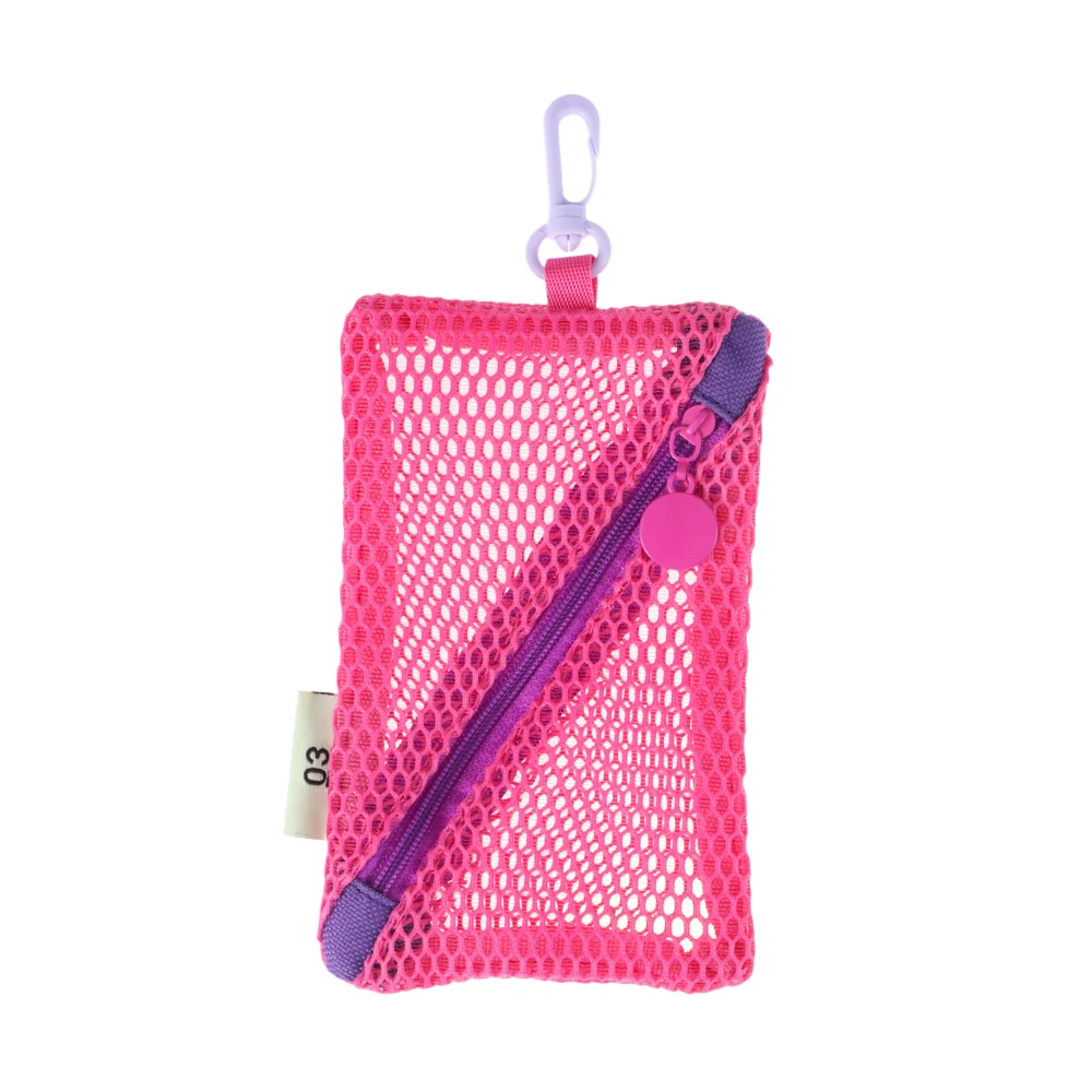 Robuste Aufbewahrungstasche in Dopaminfarbe, großes Fassungsvermögen, Bonbonfarben, Make-up-Etui, Kulturbeutel, Münzgeldbörse