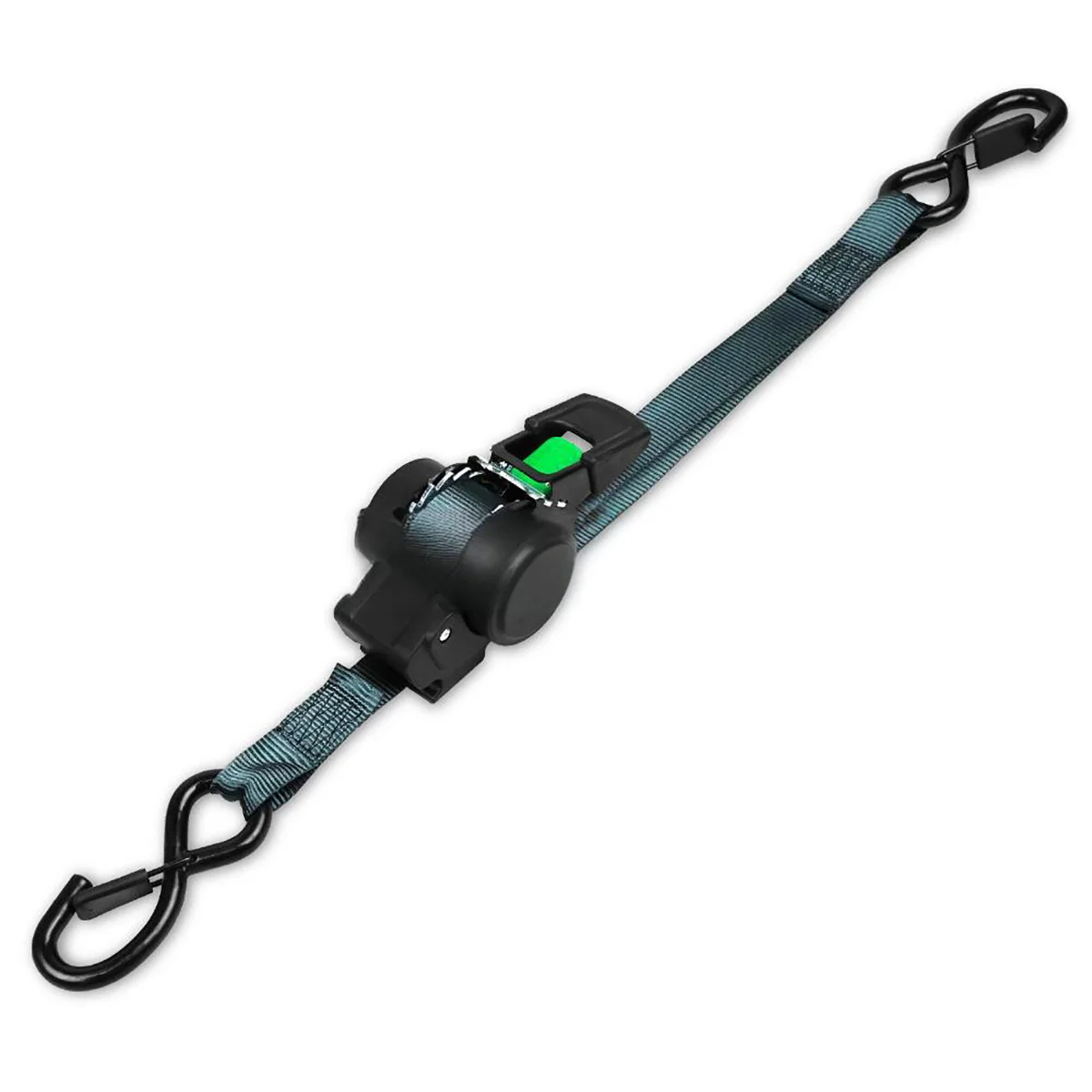 1 inch x 10 feet 1500 lbs Break Strength Automatic Retractable Ratchet Leash for All Terrain Vehicle Manufacturing Durable