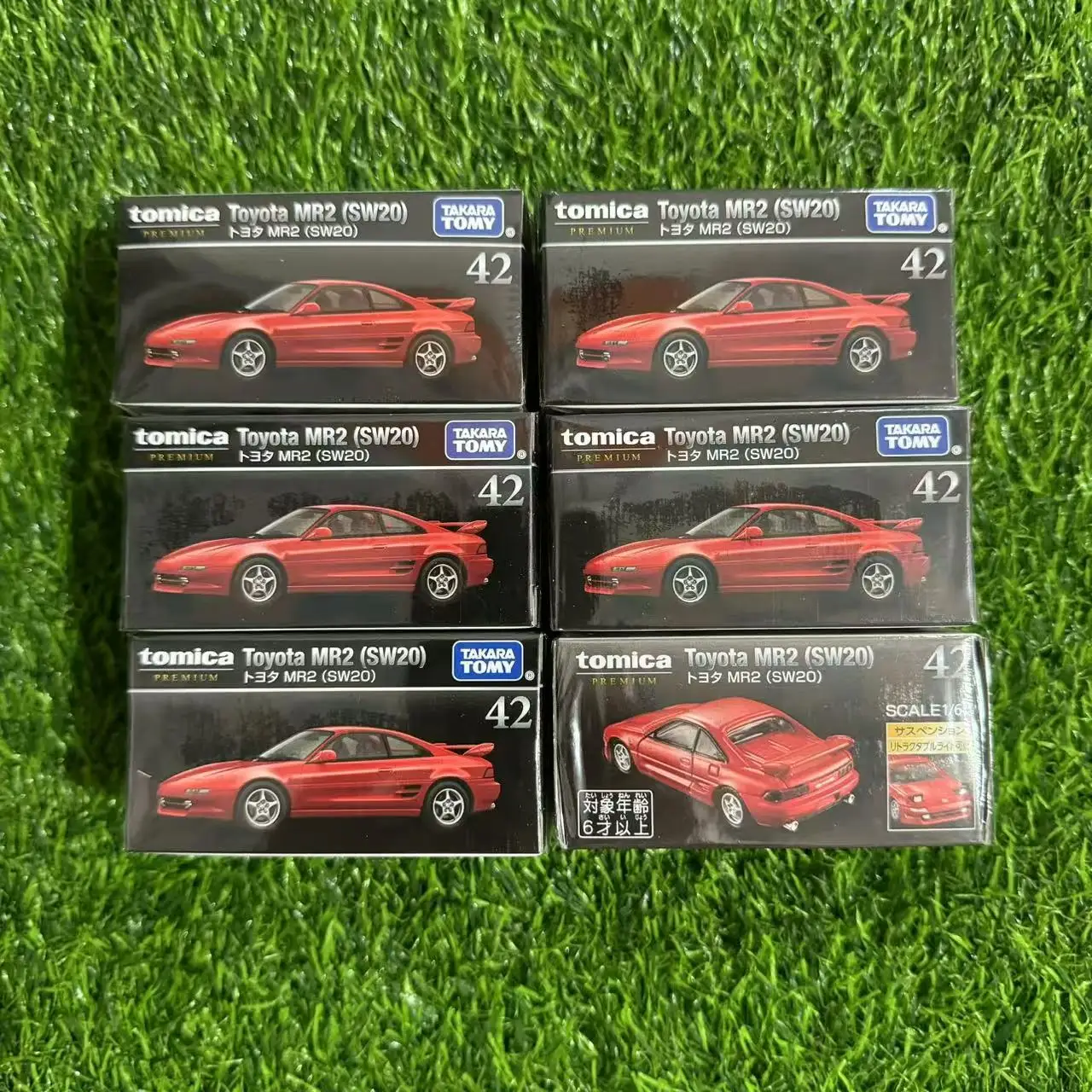 Takara Tomy Tomica Premium 42 Toyota MR2 (SW20) Casting Static Alloy Car Vehicle Diecast Metal Mode Collection Display Boy Toy