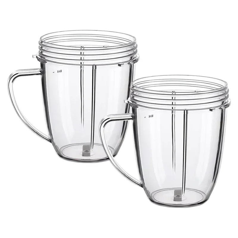 A52Q-18Oz Mugs Replacement Parts Cups For Nutribullet Blender 600W & 900W Handle Cup Juicer Accessories