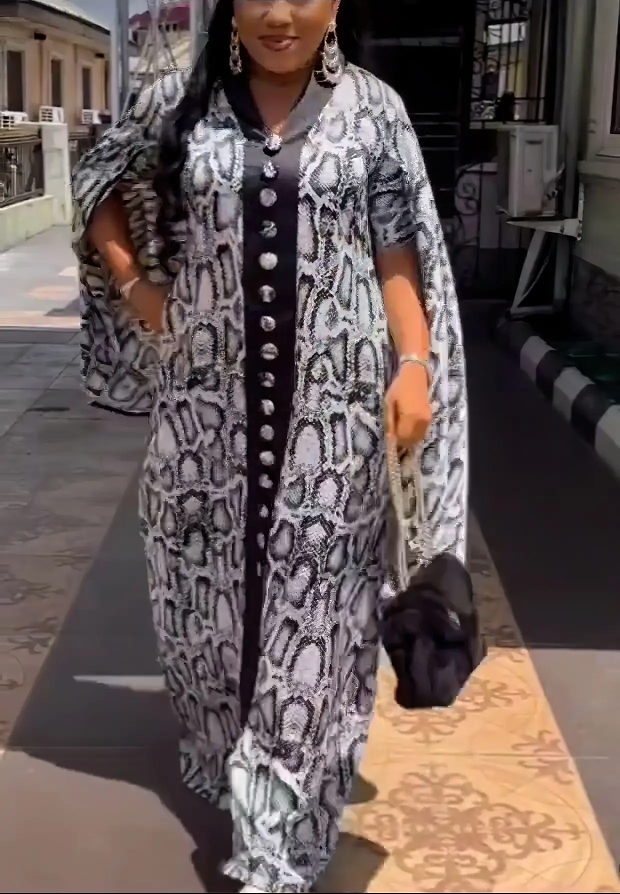 

Satin Print Abaya African Long Dresses Women Ramadan Eid Djellaba Musulmane Dress Dubai Elegant Loose Robe Femme Turkish Kaftan