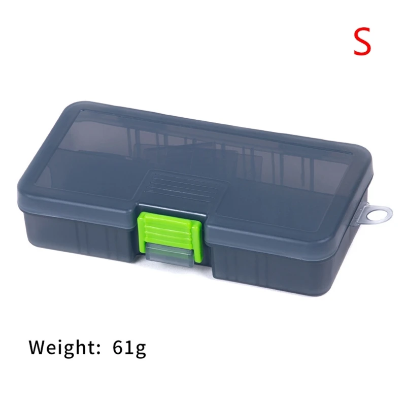 Transparent Adjustable Dividers Terminals Fishing Hooks Box Waterproof Fishing Baits Storage Trags Tackle Organizers Box