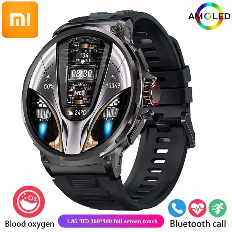 Xiaomi All 1.85-inch ultra HD smartwatch, GPS track, HD Bluetooth call; 710 mah large battery 400+ dial, suitable for Huawei