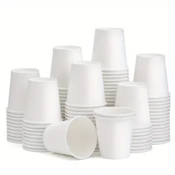 Disposable Small Paper Cups Supermarket Tasting Party Snack Packaging Office Coffee Drinks Candies Hotel Mini Mouthwash Cup