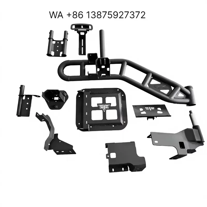 Wmwmnu for 2021-2024 Professional Reinforced Swing Out Tire Carrier High Strength Steel Support 35 37 Inch
