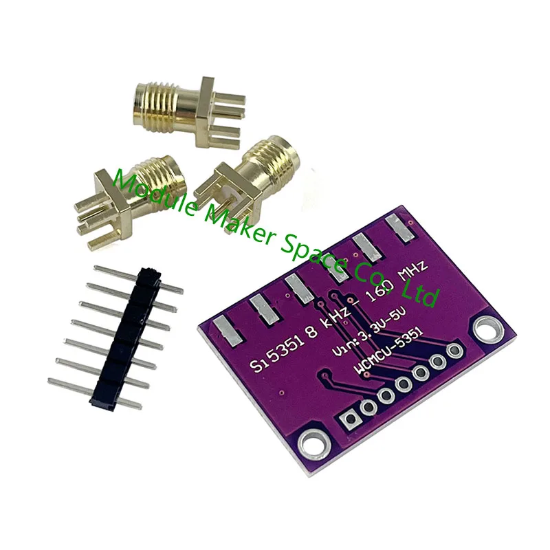 DC 3V 5V CJMCU-5351 Si5351A Si5351 I2C Clock Generator Breakout Board Signal Generator PLL Clock Divider 8KHz-160MHz