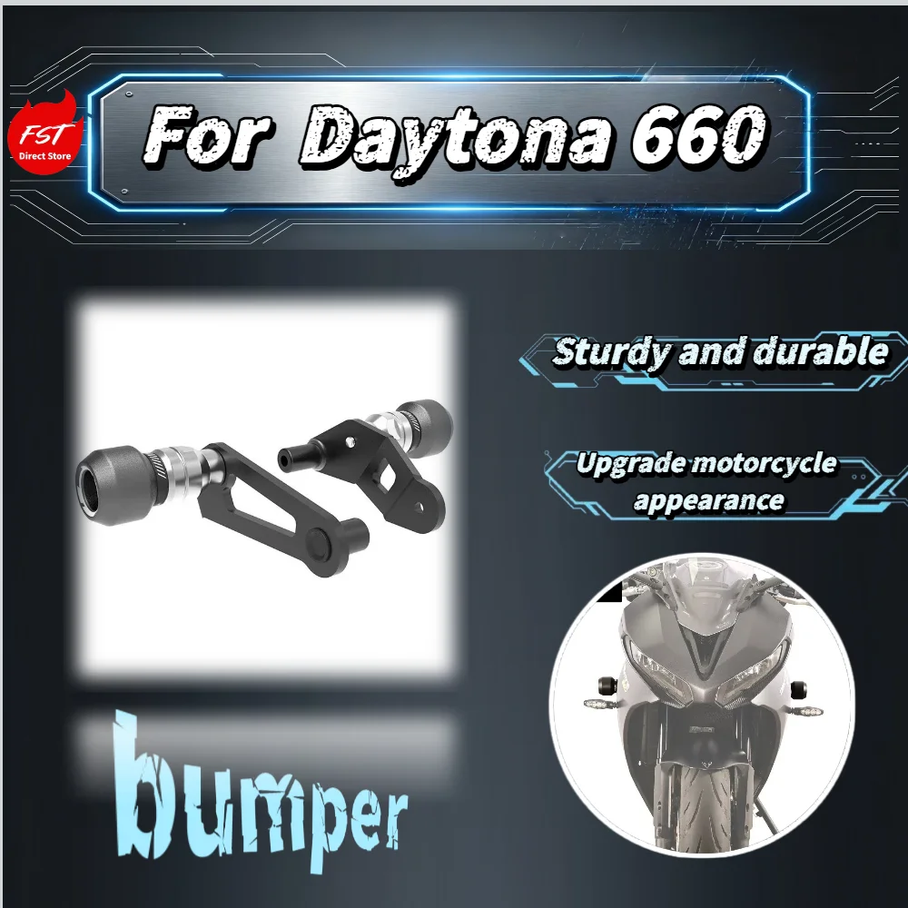 For Daytona 660 High Impact Resistance Engine Crash Guard Anti-Fall Slider Kit Body Frame Protection Mod Fittings