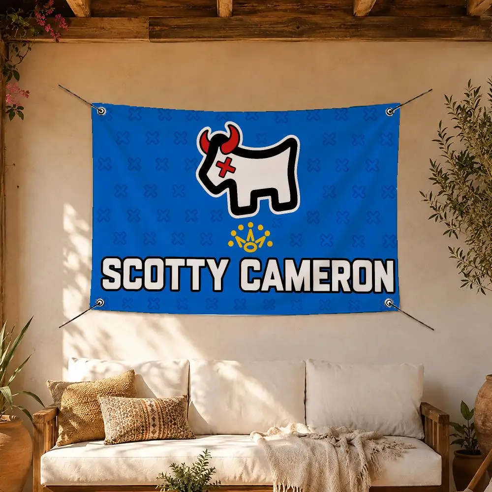 Pro Celebrity Scotty Cameron Flags Room Home Decor Wall‑Hanging Art Banner, Outdoor for Bedroom Party Background Decoration