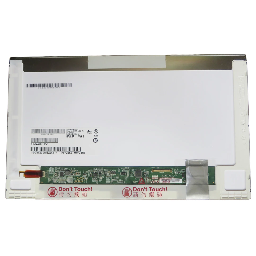 

ЖК-экран для ноутбука B133XW02 V0 V1 B133XW04 V2 N133BGE-L11 L21, LVDS, 40 контактов, 13,3 дюйма, замена панели дисплея