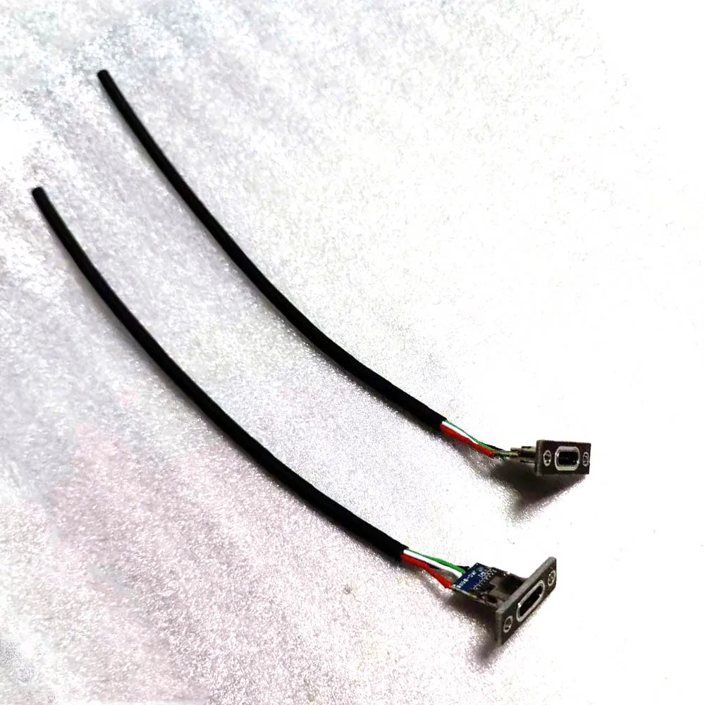 USB TYPEC female chassis connector 4 soldering points with board with cable mouse keyboard 3A current DIY charging data connecto