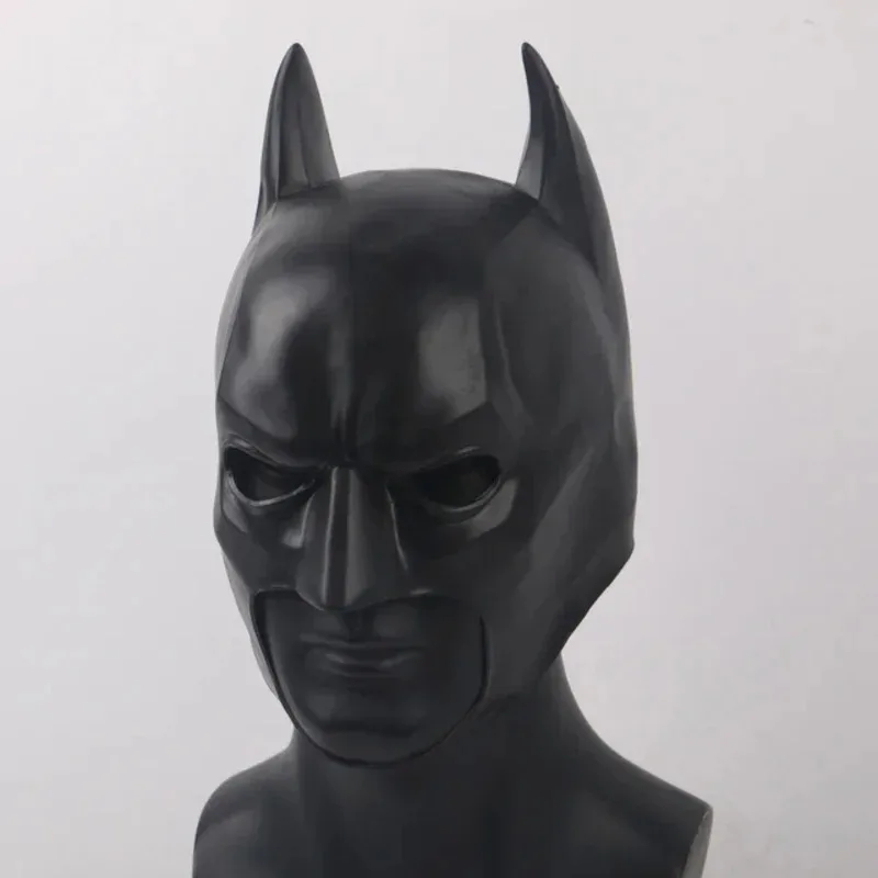 Cosplay máscara de morcego bruce wayne acessórios halloween rpg adereços látex anime masculino crianças brinquedo