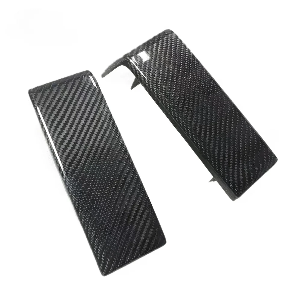 Carbon Fiber Front Bumper Corner Decor Trim Cover For Mercedes Benz G class W463 W464 G350 G500 G550 G63 Car Accessories