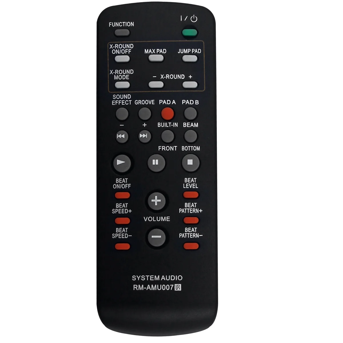 RM-AMU007 รีโมทคอนโทรลเปลี่ยนสําหรับ Sony ระบบเสียง HCD-ZUX9 FST-ZUX9 LBT-ZUX9 SS-ZUX9 SS-ZUX9P