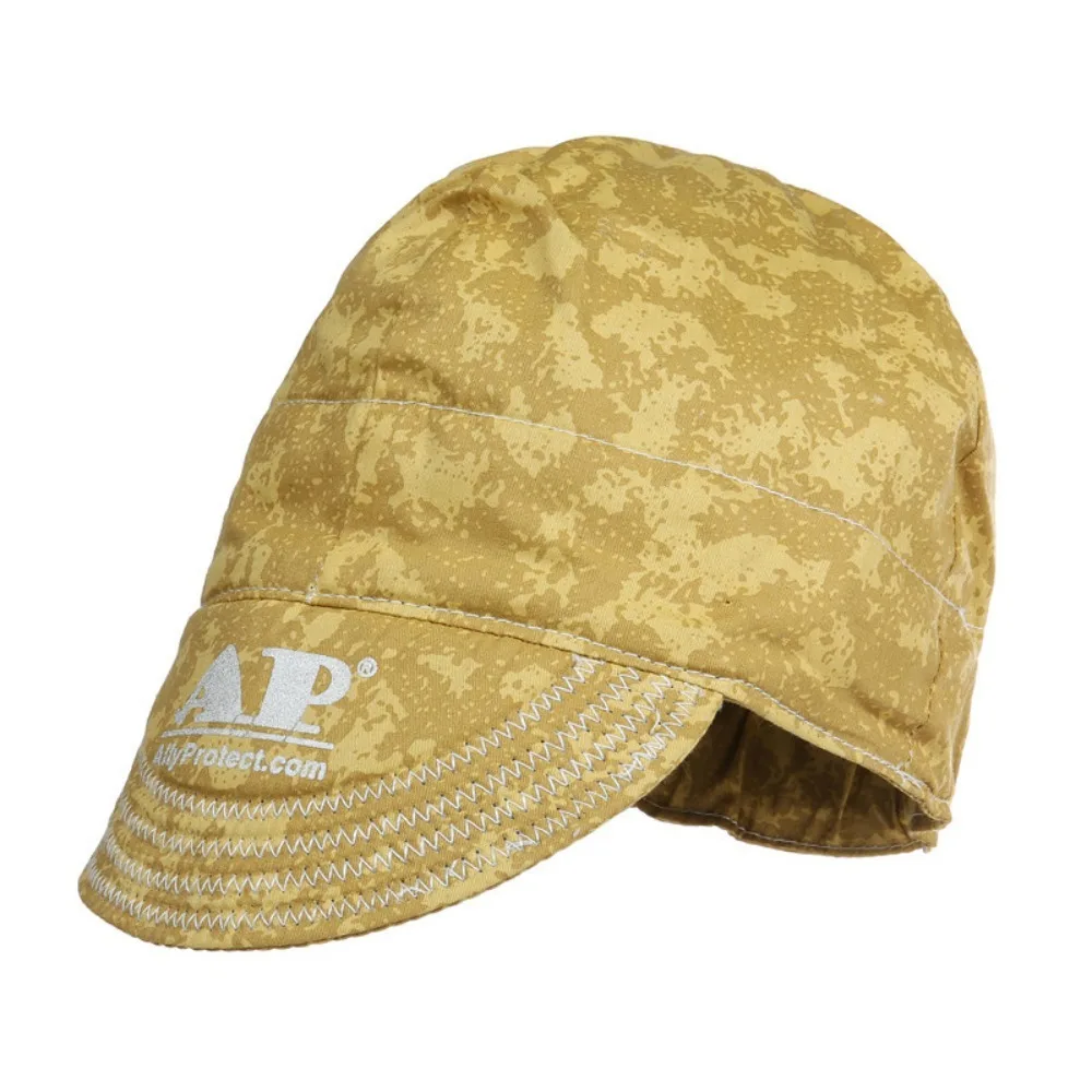 Anti-scalding Welding Hat Sweat Absorption Flame Resistant Welding Protective Hats Head Protective Cover Welder Protection