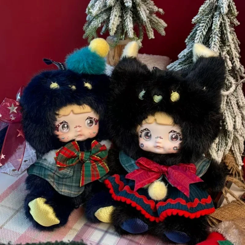 New100% véritable Nommi merveilleuse série de réveillon de noël boîte aveugle Collection de bureau sac à dos pendentif cadeaux du nouvel an et de noël