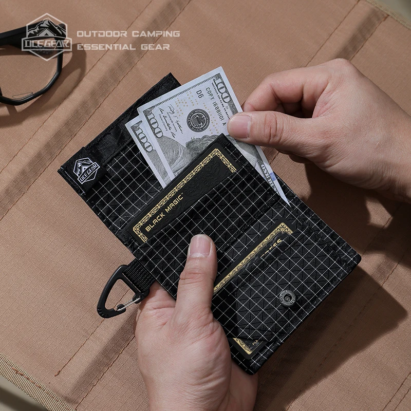 Ultra-light Waterproof Outdoor  Key Wallet Multi-functional OCE GEAR Hanging Bag Three-Document Card Holder Bucket Shape