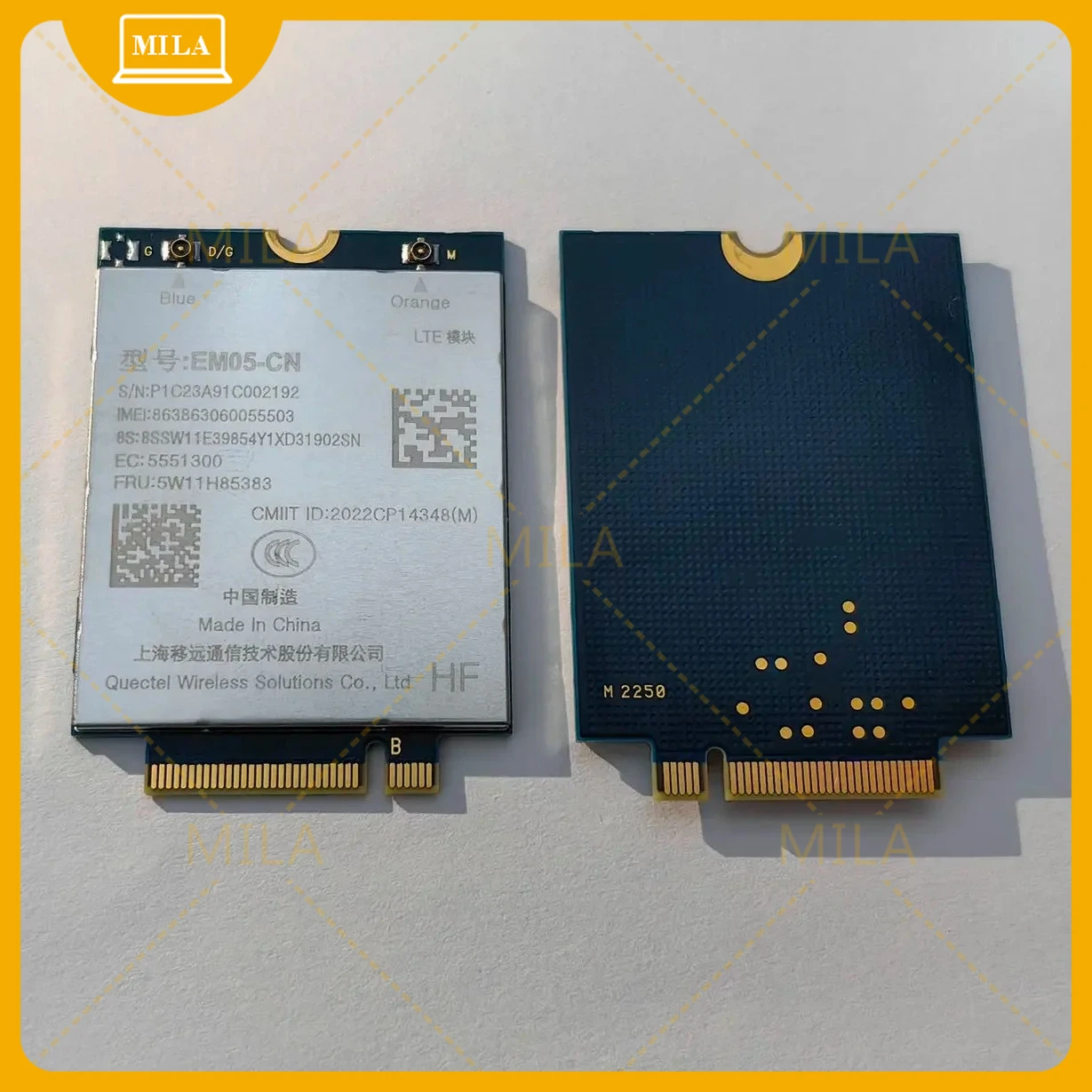 

New For ThinkPad X13 T14 T16 X1C 2023 4G Module EM05-CN 5W11H85383