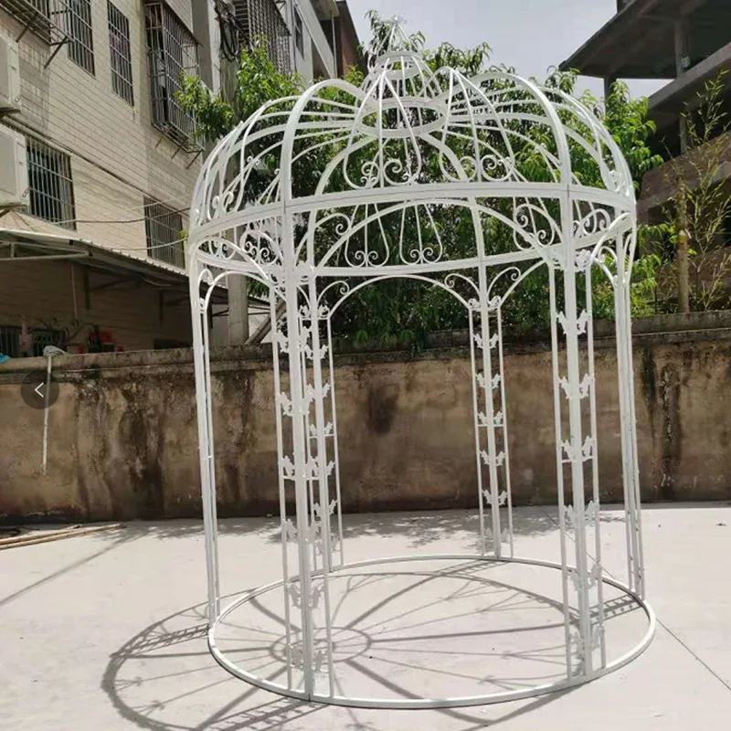 Wrought iron birdcage outdoor sales department birdcage giant scenic spot square decoration number park courtyard pavilion large