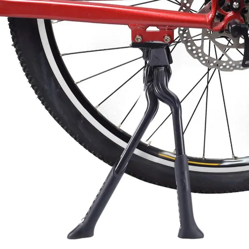 

New Mountain Bike Foldable Kickstand Bicycle Stand Universal Adjustable Double Foot Middle Support Bracket Rack Bike Accessories