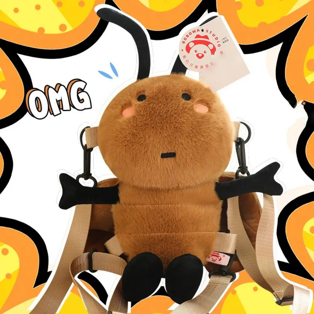

Decoration Soft Cockroach Parody South Cockroach Stuff Backpack Funny Cartoon Cockroach Knapsack