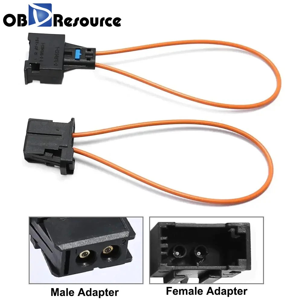 

1 PCS MOST Fiber Optic Male to Female Connector Auto Diagnostic Cable Tool for Audi BMW Porsche Benz Car Accessories