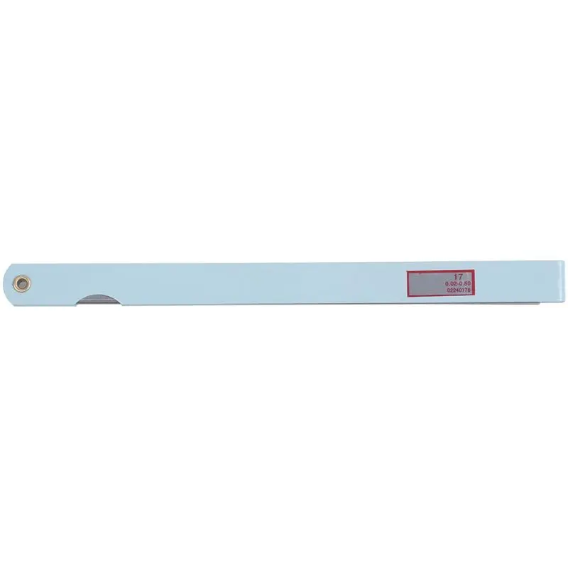 10Pcs 200Mm Long 17 Leaves 0.02Mm-1.0Mm Space Thick Measure Feeler Gauge Gage-B51B