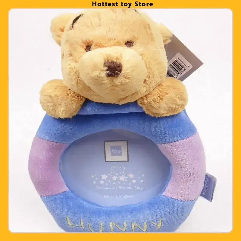 

Disney Винни Пух плюшевая фоторамка милая мягкая кукла держатель для фотографий детский подарок домашняя полка Декор Коллекционная