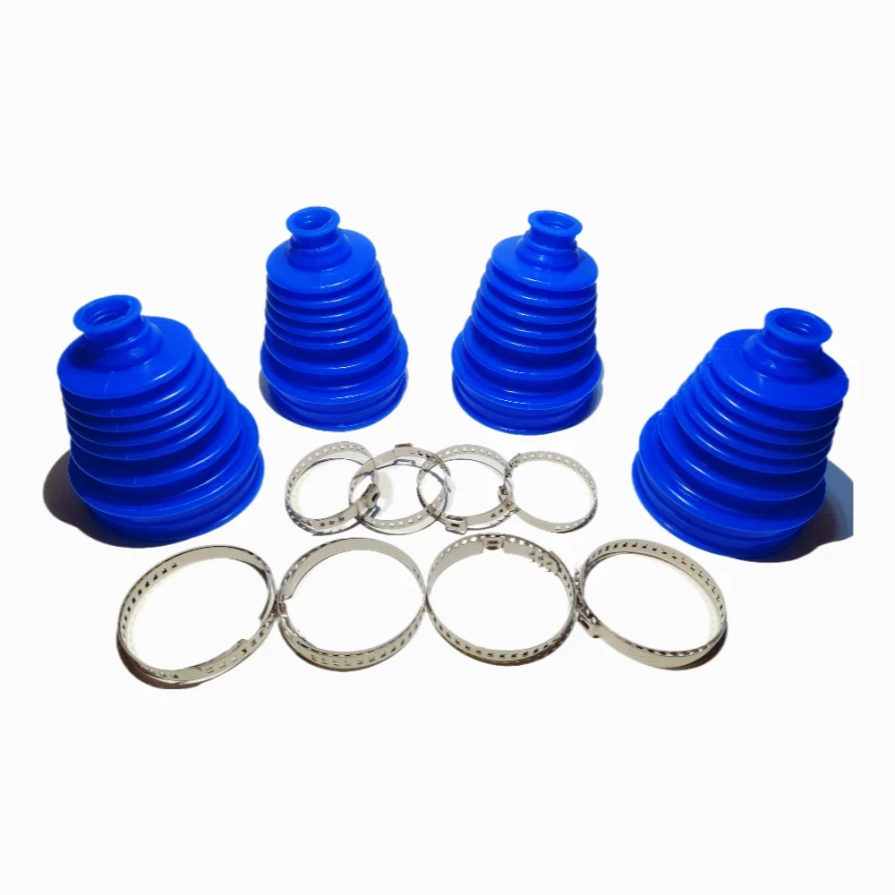 Car Silicone Constant Speed Dust Cover Replacement CV Boot Universal Ball Round Clamp Track Connector Kit CV Boot Kit