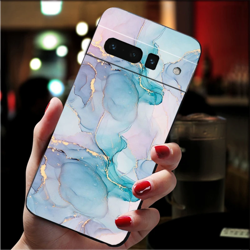 

Phone Case For Google Pixel 10 9 Pro XL 9A 8 7 6 Pro Pixel 8A 7A 6A Pixel 8 7 6 5 Marble Case