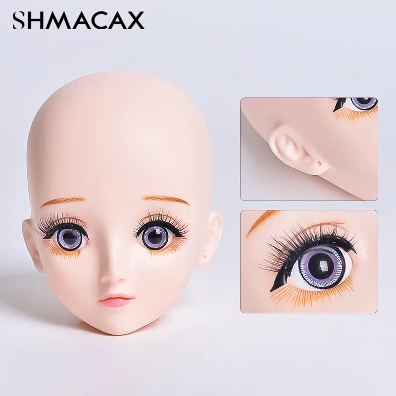 

Beginner Training Lash Mannequin Head For Practice Grafting Eyelash Extension Doll Face Silicone Model Head Makeup Tool Supplies