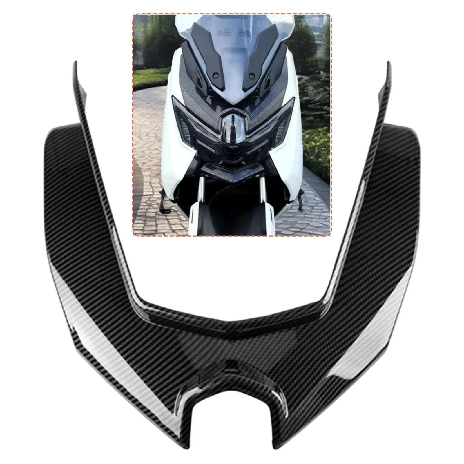 

Headlight Upper Cover Plate Motorcycle Parts for Nmax 155 V3 Motorbike