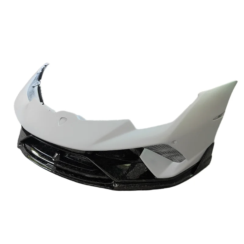 

Used for Lamborghini Huracan LP610 580 Upgrade P-style Forged Grain Carbon Fiber Front Bumper V-shaped Front Lip Body Kit