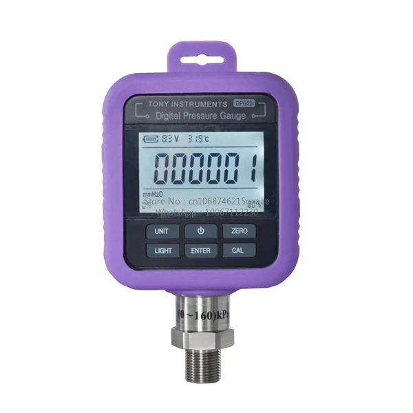 Digital Pressure Gauges and Calibrator for Calibration Testing Instruments with 2500 bar Range and 0.025% Accuracy