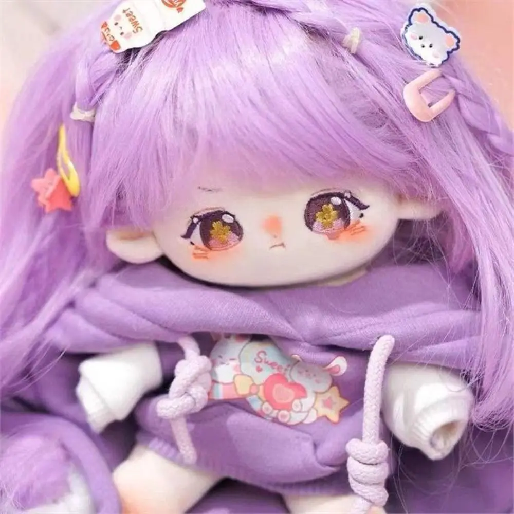 Adecuado para ropa de muñeca de moda de 17 cm, para vestirse, casual, estilo lindo (sin incluir muñecas) (juego de suéter morado de doble botón Adecuado para ropa de muñeca de moda de 17 cm, para vestirse, casual, estilo lindo (sin incluir muñecas) (juego de suéter morado de doble botón