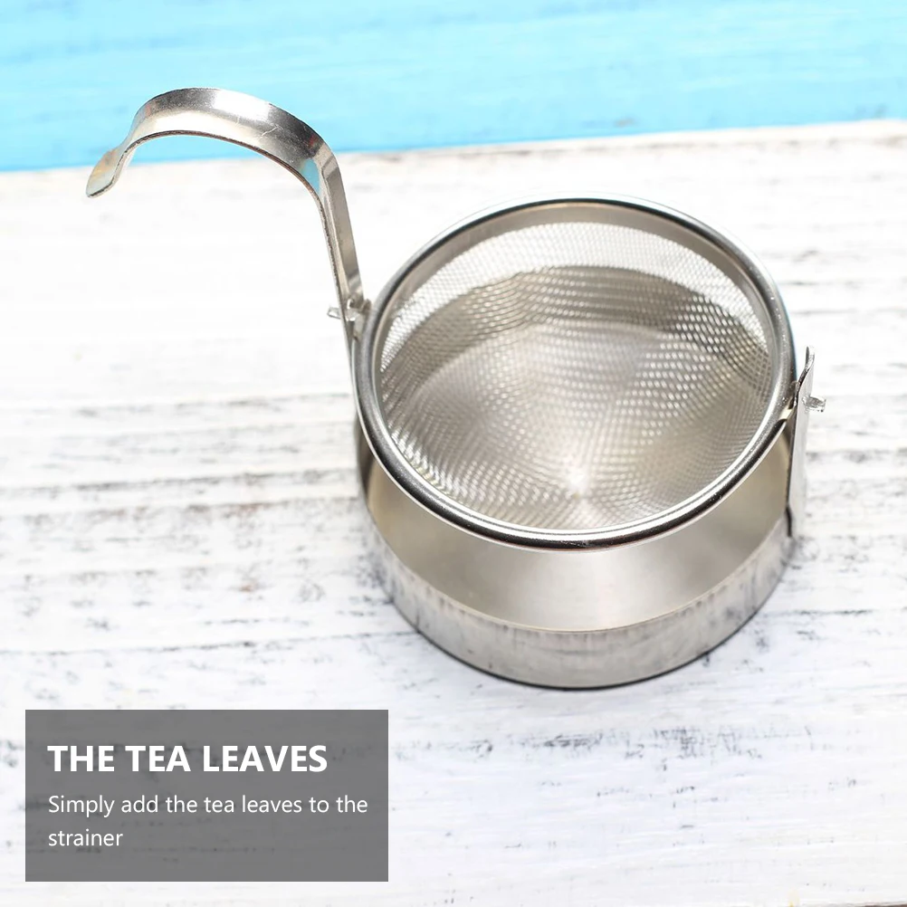 

Stainless Steel Tea Accessories Strainer Reusable Easy Clean Loose Leaf Teas Herbs Spices Kitchen Bar Accessories