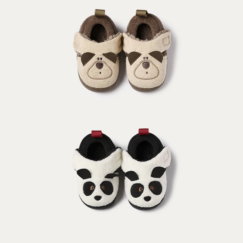 

Веселый Марио, зимние детские милые уличные хлопковые тапочки с героями мультфильмов, домашние домашние тапочки