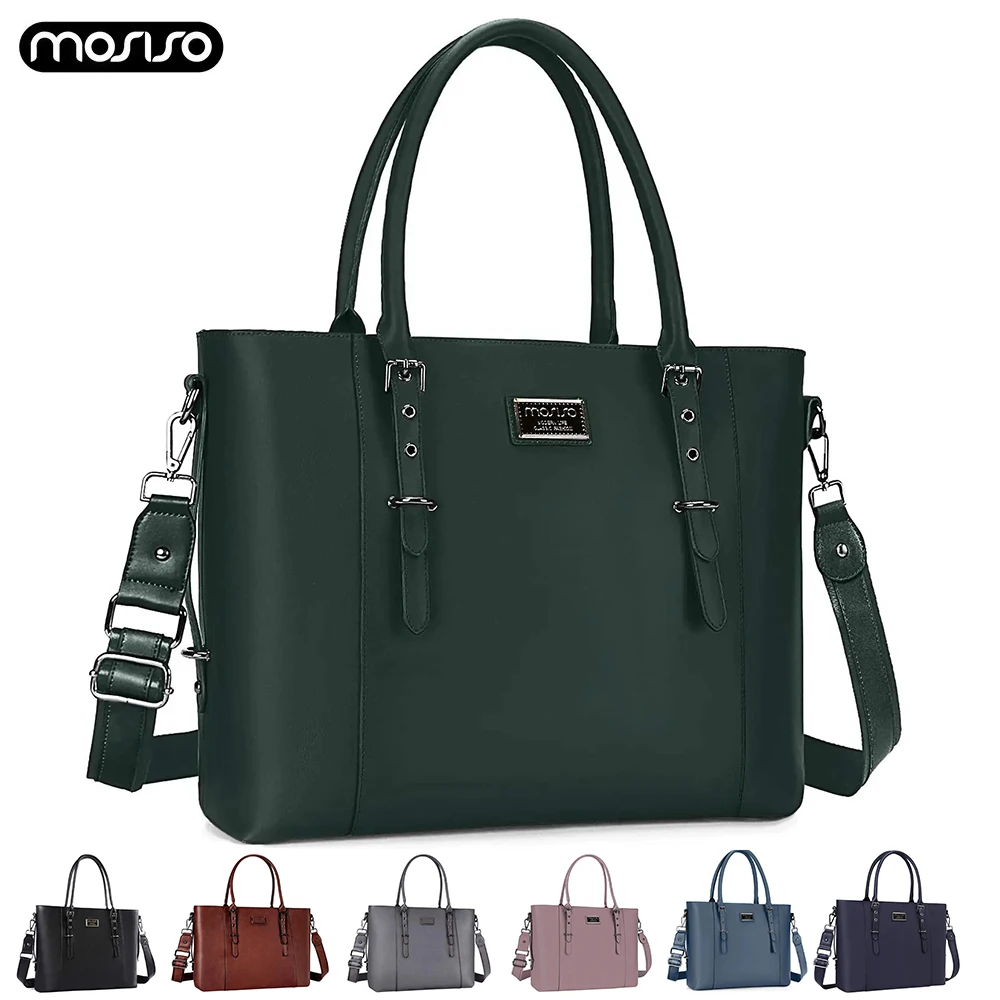 

Waterproof PU Leather Tote Bag for Women MacBook Air Pro 13.3 14 15 16 17.3 inch M2 M3 HP Dell Asus Notebook Computer Laptop Bag