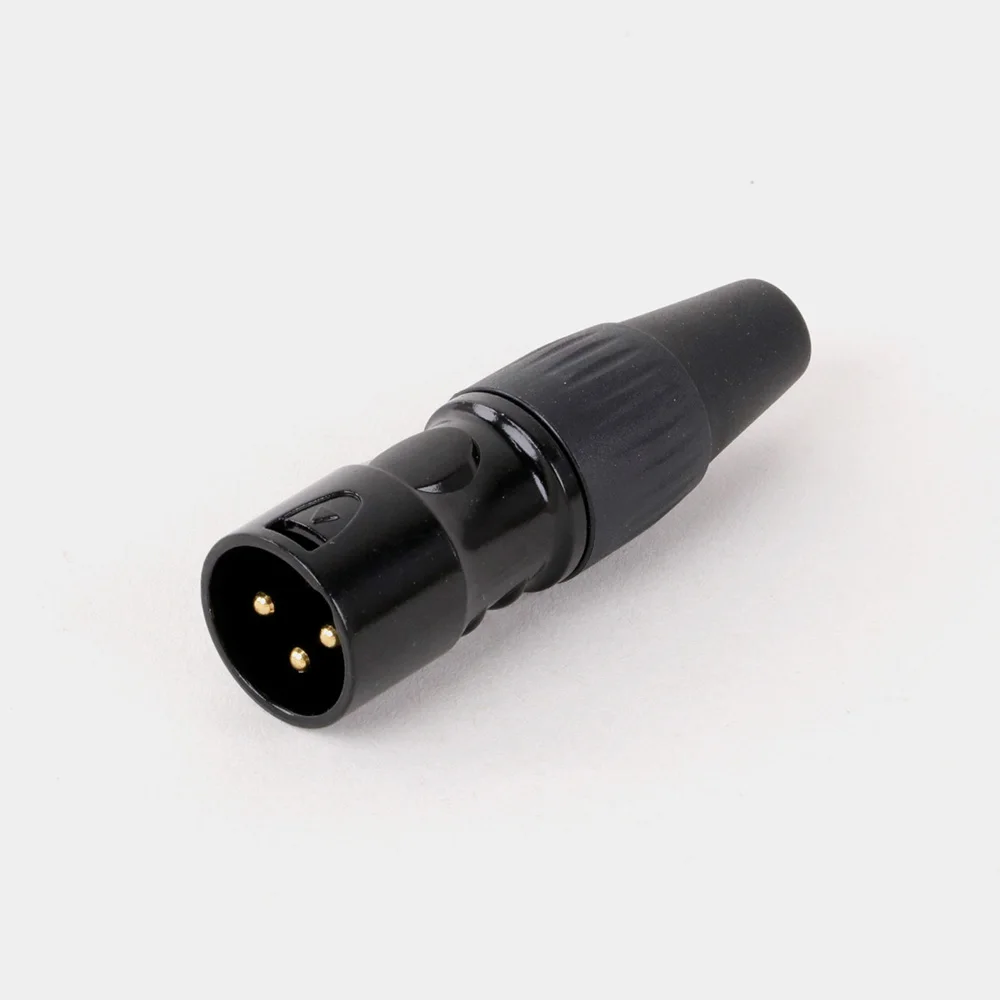 10pcs/lot 3 Pin XLR Plug Jack Male/Female 3 Pole XLR Socket Microphone MIC Cable Wire Connector Black Color Wholesales
