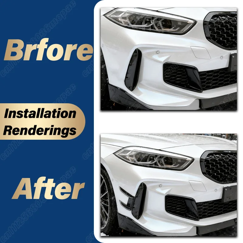 For Bmw 1 Series F40 120i 120d 128ti M135i 2019 2020 2021 2022 2023 2024 2025 Car MP Style Front Air Knife Body Modification Kit