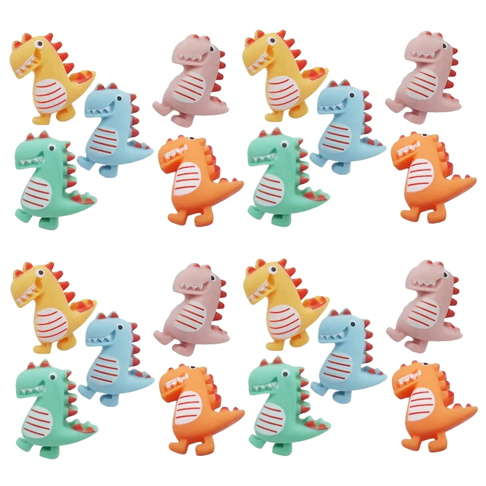 20 Pcs Dinosaur Pin Cute Push Pins Decorate Decorative Desk Accessories for Cork Board