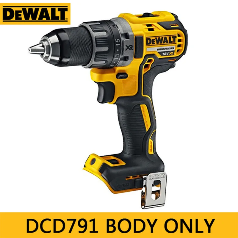 DEWALT Cordless Electric Drill 18V High Torque Brushless Multifunctional DCD791 Screwdriver 1/2\