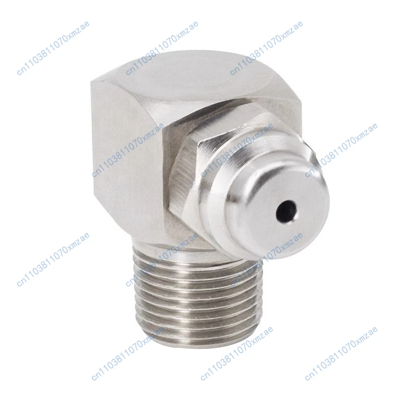 Buse latérale à cône creux d'angle en acier inoxydable, buse de nettoyage par pulvérisation de refroidissement d'angle à Angle droit en forme de L à 90 degrés, 1 pièce