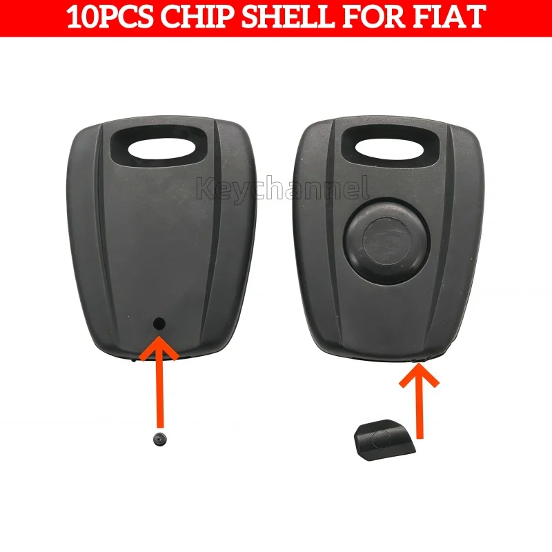 10pcs Universal Car Key Transponder Shell KD Xhorse Key Case Blade Head With Chip Slot Hollow Key for Fiat Renualt Peugeot Opel