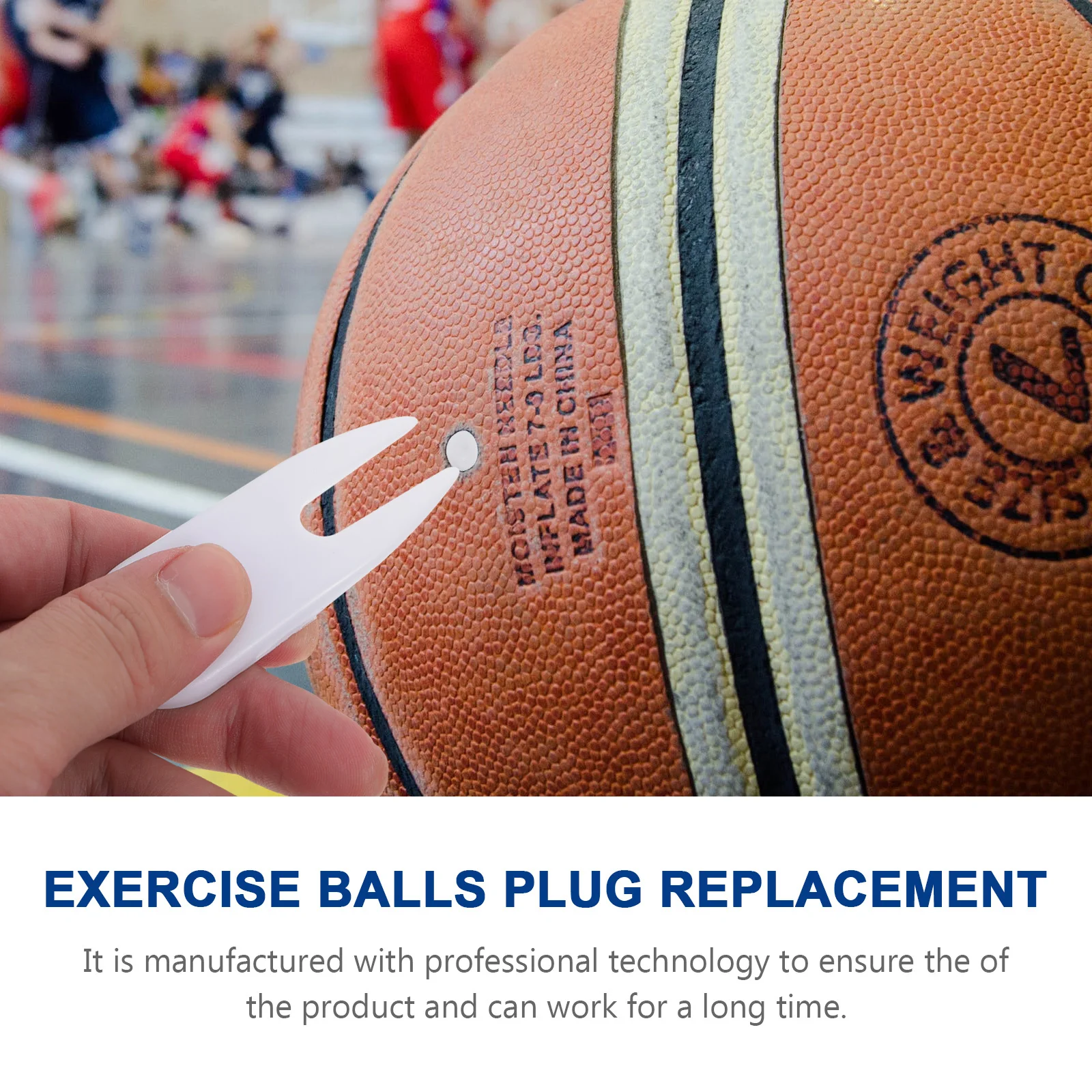 

5Sets Exercise Balls Plug Stopper Remover Pullers Replacement Kit Yoga Ball Inflatable Air Plug Accessories Inflatable