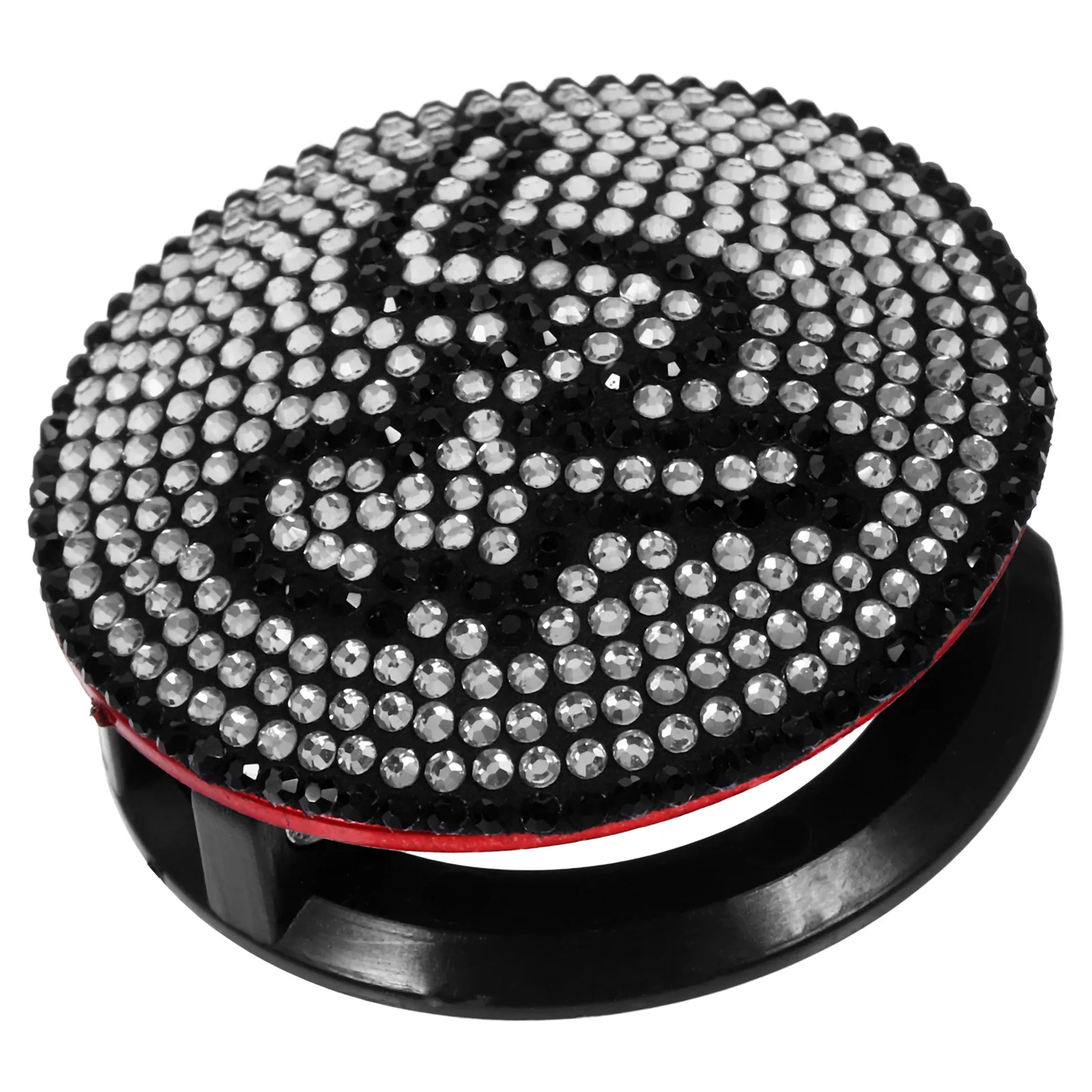 

Starter Cover Decoration Button Car Interior Protection Cap Bling Ring for Decorations Ignition Abs Engine