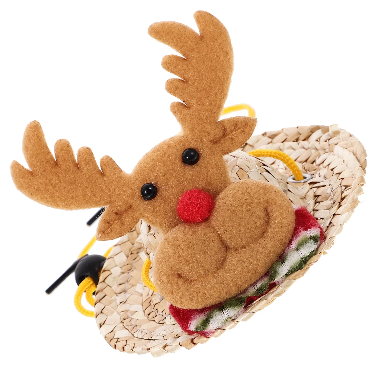 

Hamster Elk Hat Accessories Cartoon Headwear for Crawl Decorative Pet Hats Small Animal Lovely