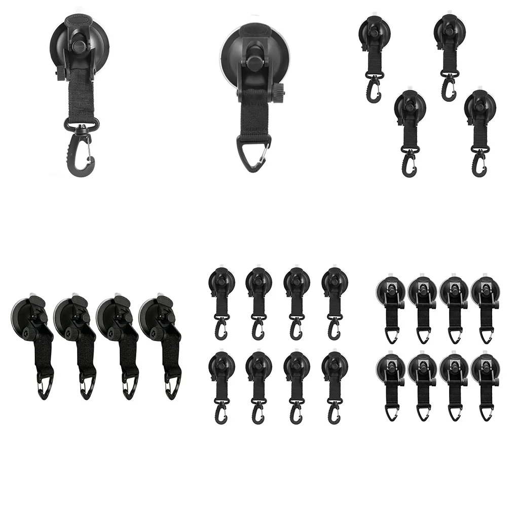 Suction Cup Fixing Tool Tent Anchor Handy Installation Craftsmanship Awning Fastener Tents Hook High-strength  8PCS Mixed