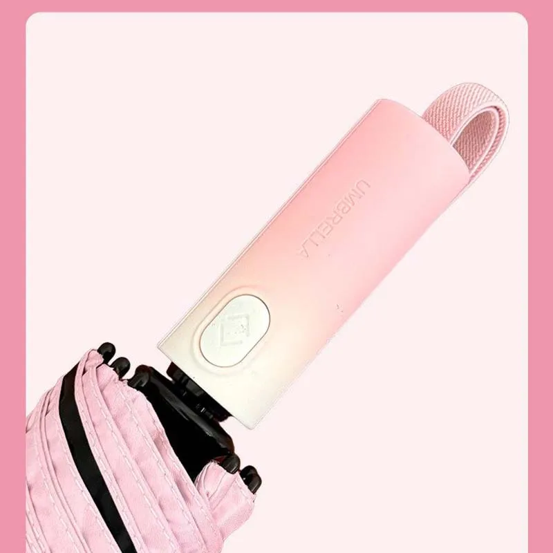 Licensed Sanrio My Melody Automatic Foldable Umbrella Black Coating UV Protection Sun Rain Dual Use Portable Daily Birthday Gift - view 4